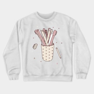 pencils and markers Crewneck Sweatshirt